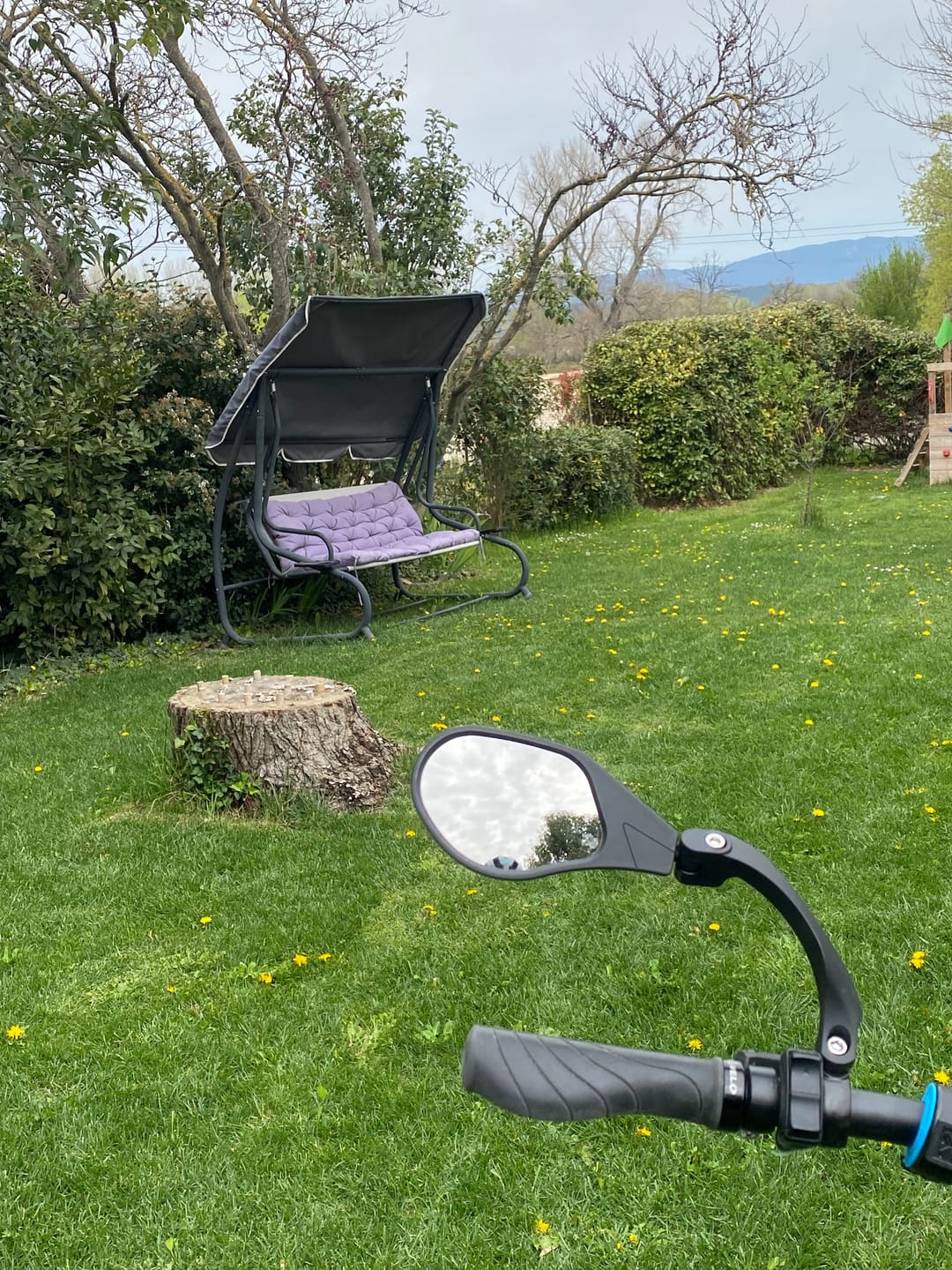 Customer photo review of XLC Bicycle mirror MR-K11 - outer clamping, left