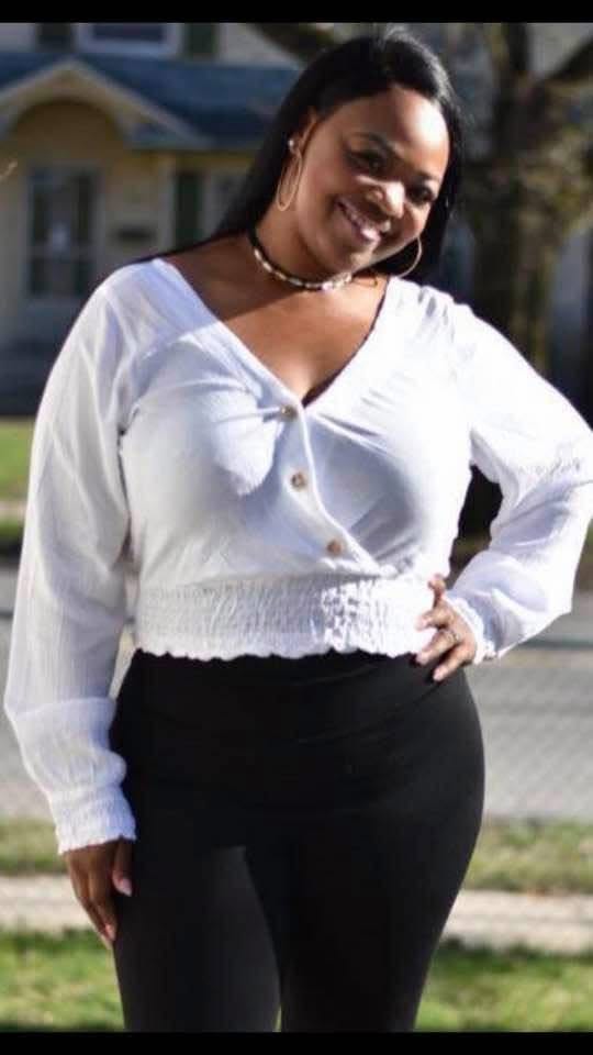 Customer photo review of Watermelon Honey & Hibiscus Hair Parfait