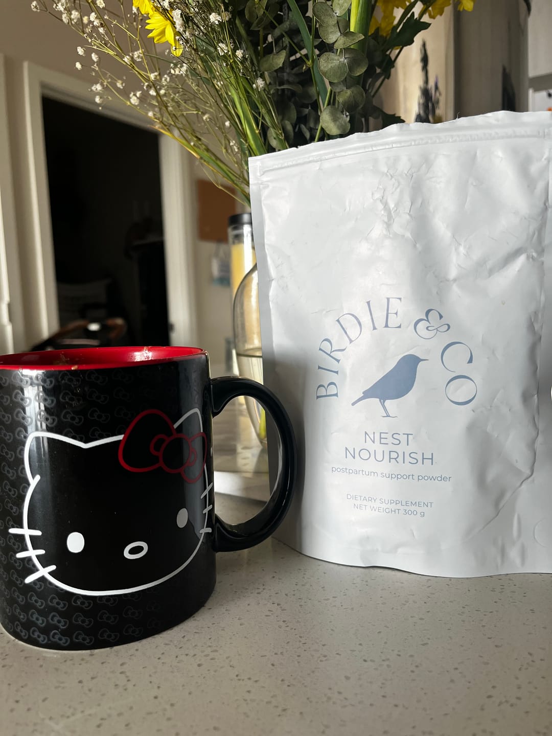 Customer photo review of Nest Nourish Postpartum Support Powder