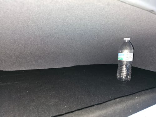 Customer photo review of Sprinter Van Headliner Shelf - DIY Kit | vancillary