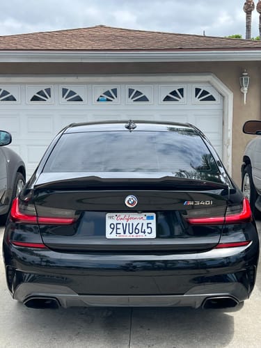 Customer photo review of G20/G80 PSM Carbon Fiber Trunk Spoiler for BMW 3-Series & M3