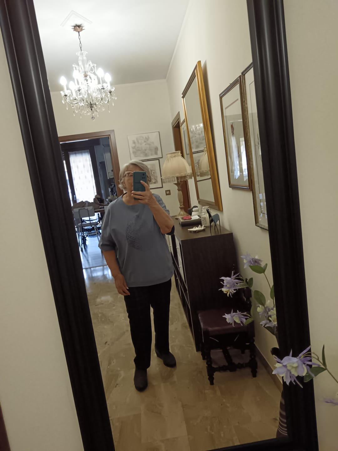 Customer photo review of Plus Size - Leaf Printed Summer Half Sleeve Cotton T-shirt
