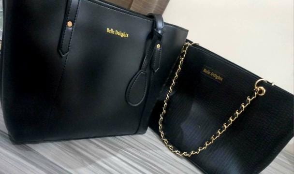 Customer photo review of Black Belle The Tote Bag