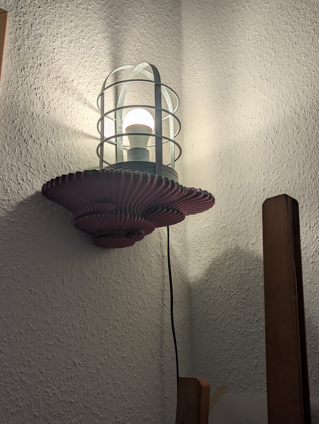 Customer photo review of Schwebendes Beerenpilz Wandregal