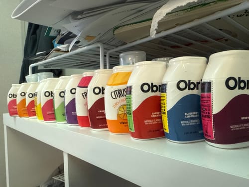 Customer photo review of Liquid Drink Mix - 5 Packs