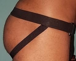 Customer photo review of JOCKMAIL | Solid Color Letter Jockstrap
