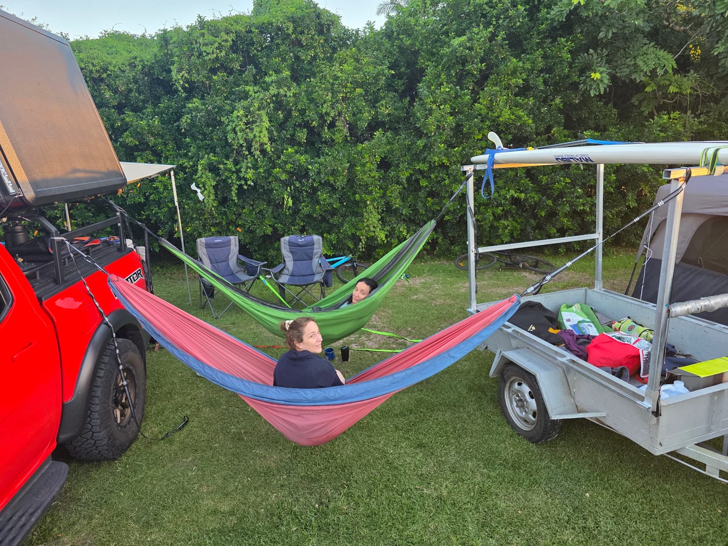 Customer photo review of Lightweight Double Hammock