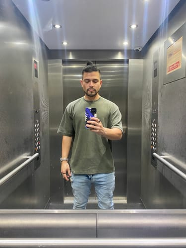 Customer photo review of Plain Jane Ring (White Gold)