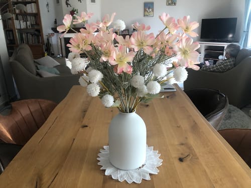 Customer photo review of Fleur de Kiku - Blanc (10 tiges)