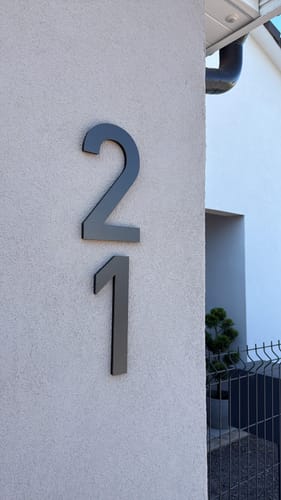 Customer photo review of Numeri e lettere singole 3D