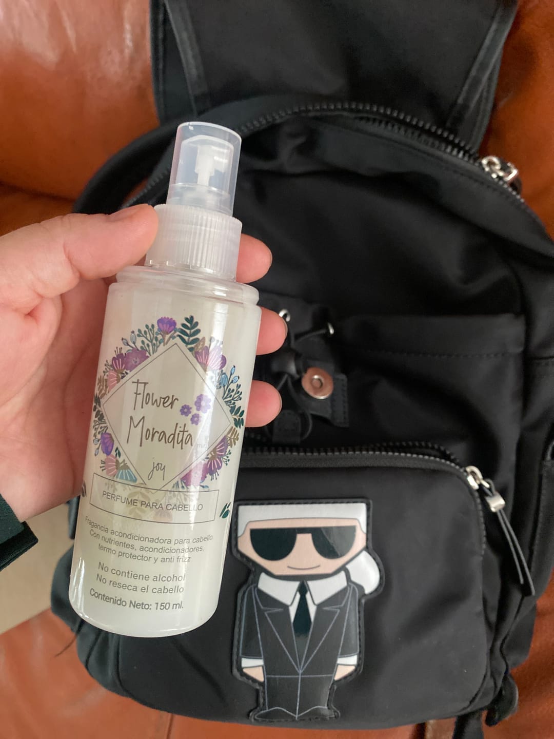 Customer photo review of Dos Perfumes para Cabello 150 ml