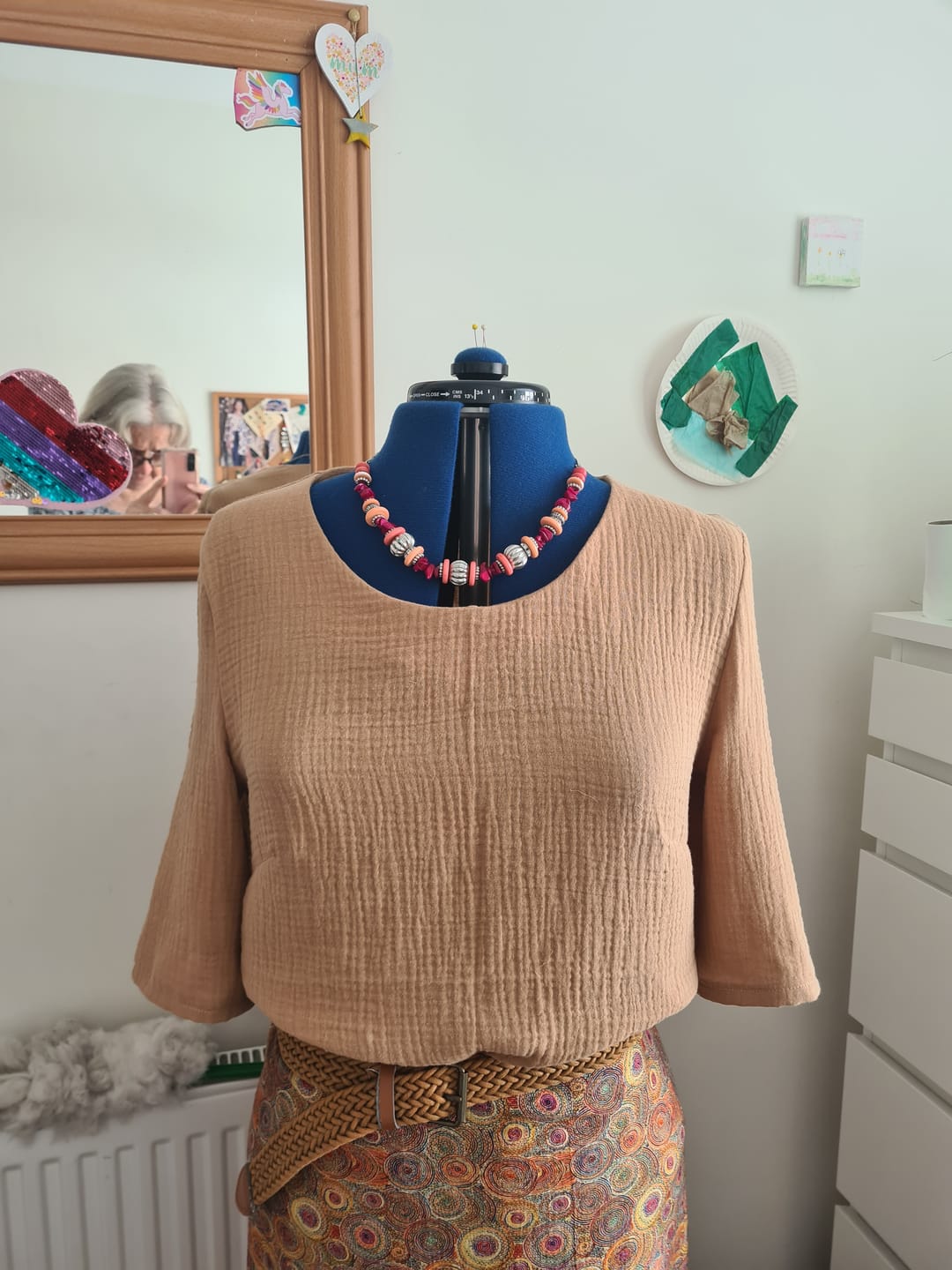 Customer photo review of Plain Double Gauze Fabric