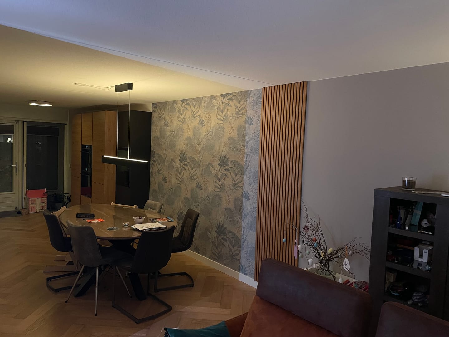 Customer photo review of AkuPanel Eindlat Rustiek Eiken Hout 240cm Afwerklijst