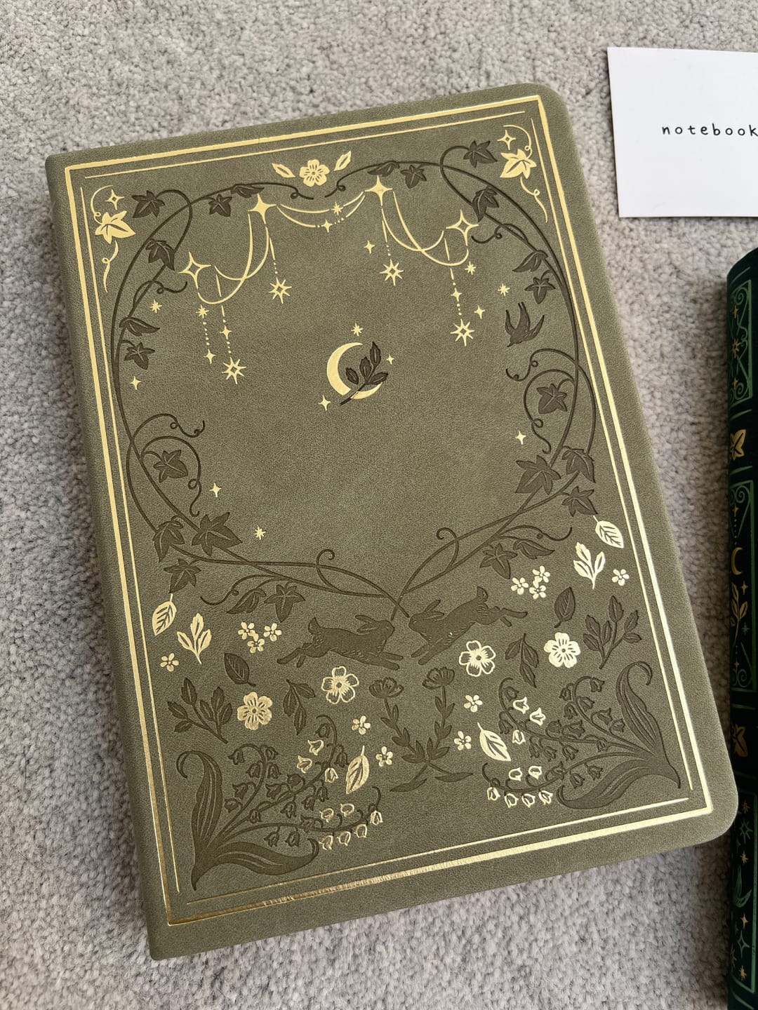 Customer photo review of Tsuki ‘Vintage Garden’ Limited Edition Bullet Journal ☾
