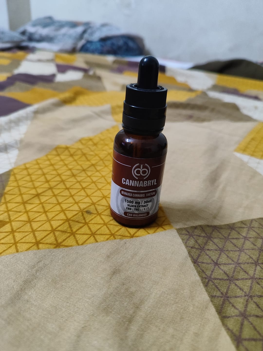 Customer photo review of Cannabryl - Dewaxed Vijaya Tincture 1:1 1500mg