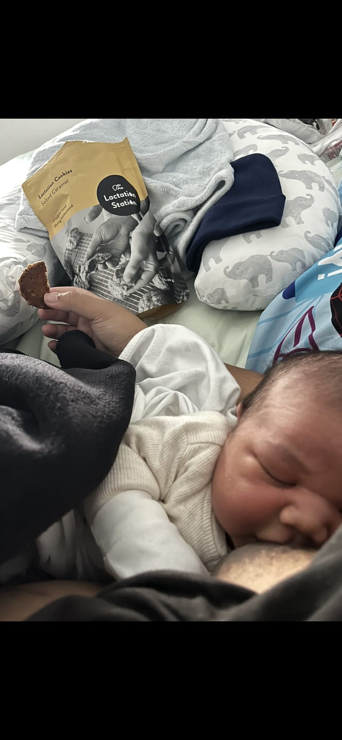 Customer photo review of Salted Caramel Lactation Cookies