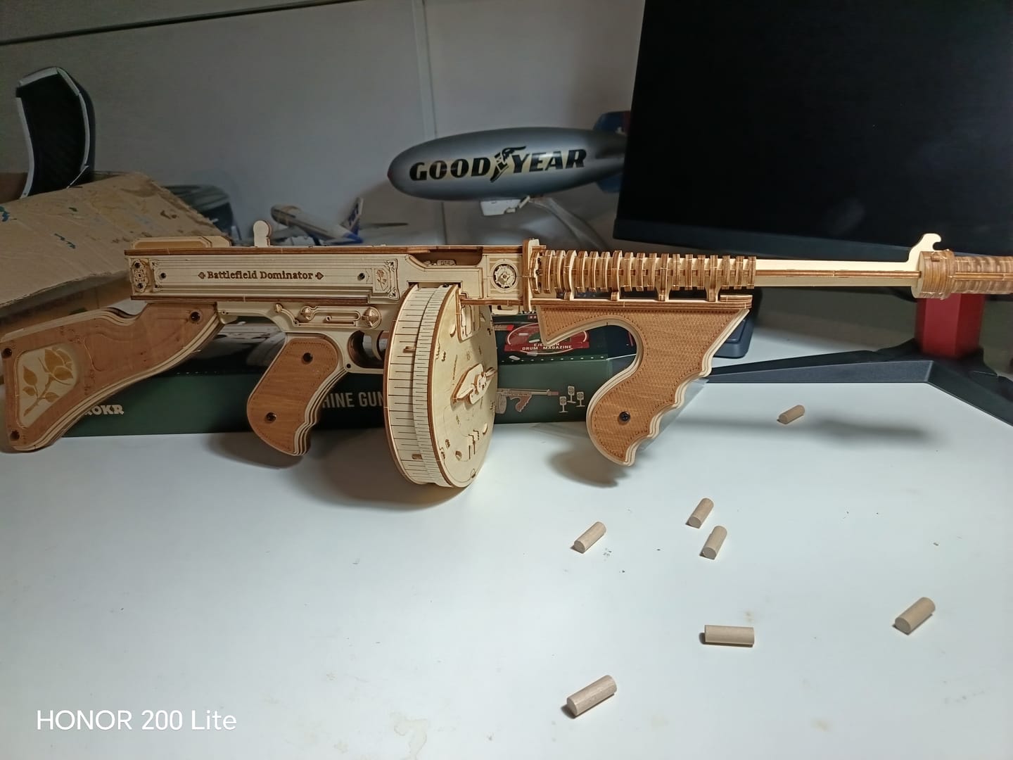 Customer photo review of Rokrgeek Barrett M82A1 3D Wooden Model