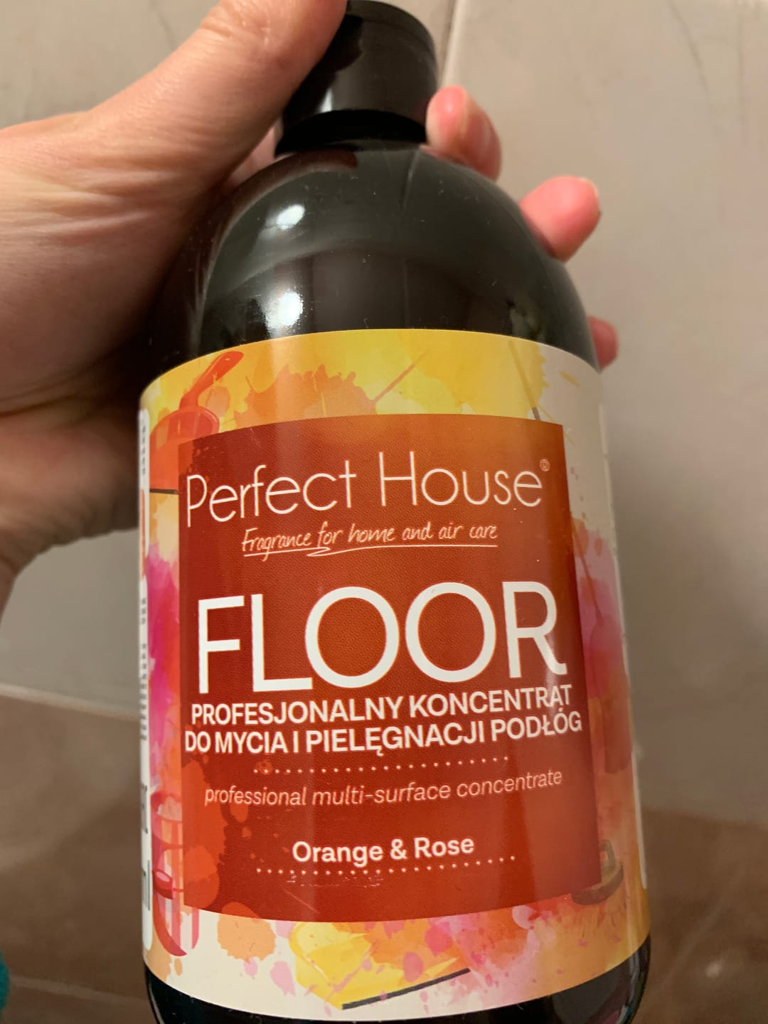 Customer photo review of Професионален почистващ концентрат - гел за под с парфюм Barwa Perfect House Floor
