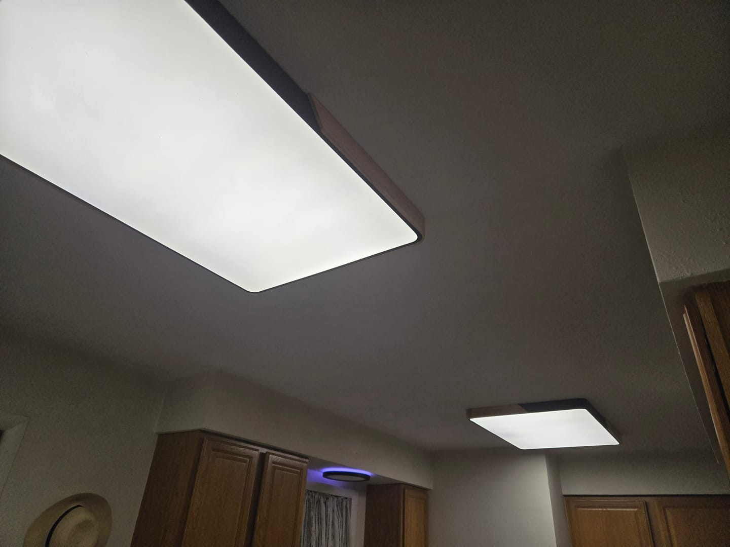 Customer photo review of Rectangle LED Flush Mount Light