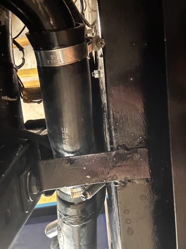 Customer photo review of Nitrile Butadiene Rubber (NBR) Braided Fuel Filler Hose