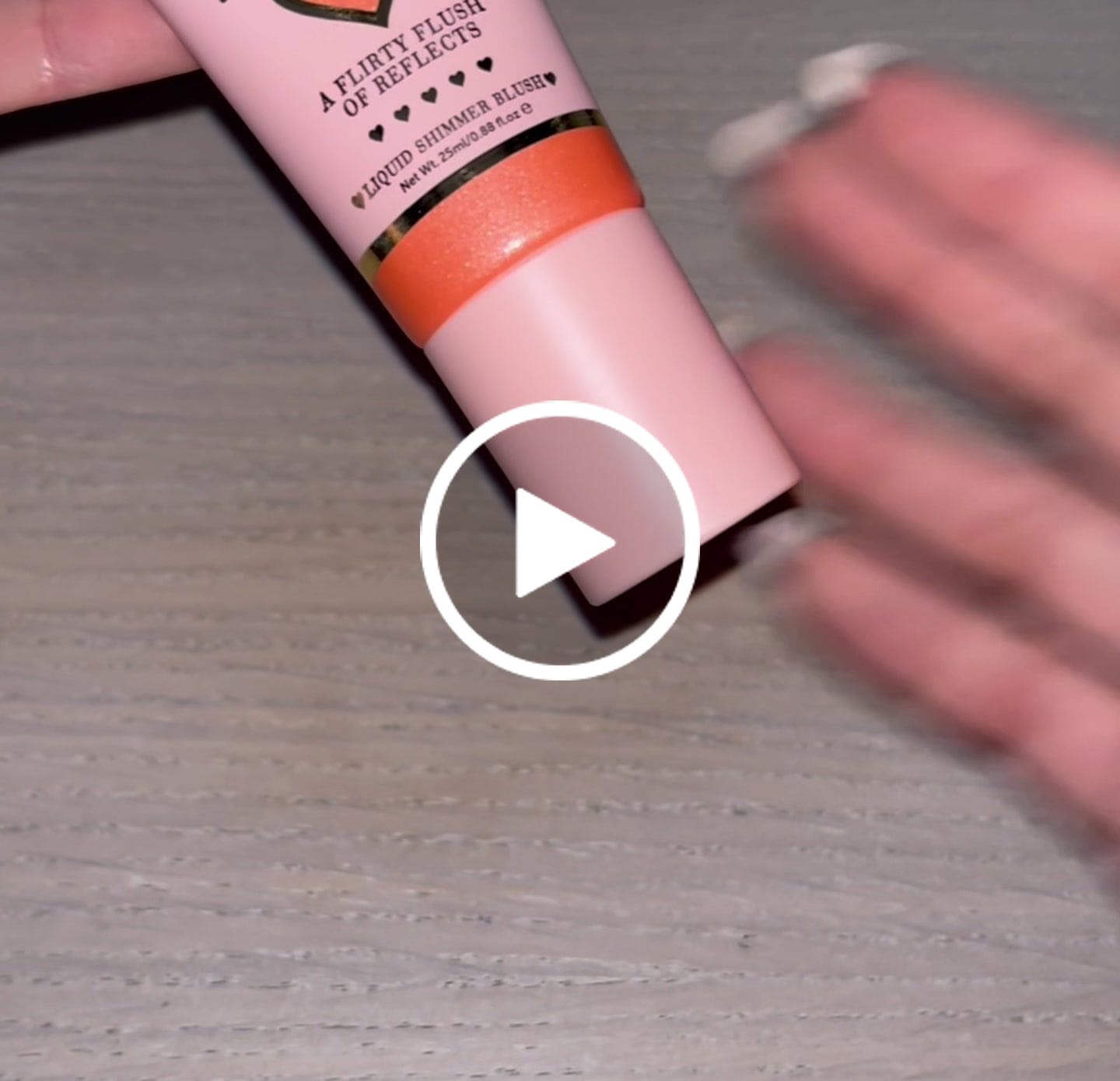 Customer video review of P.Louise The Cheek Of It Shimmer Liquid Blush
