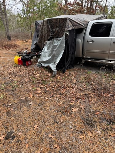 Customer photo review of OPENROAD OUTDOOR SHOWER/CHANGING AWNING