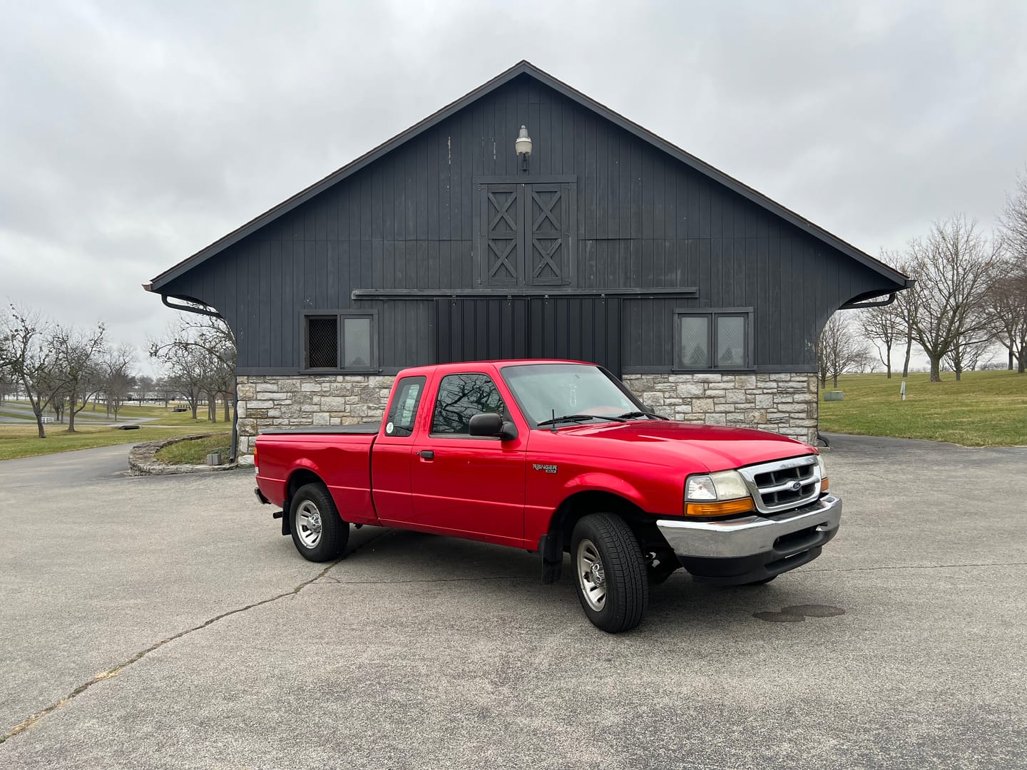Customer photo review of Glossy Metallic Vampire Red Vinyl Wrap
