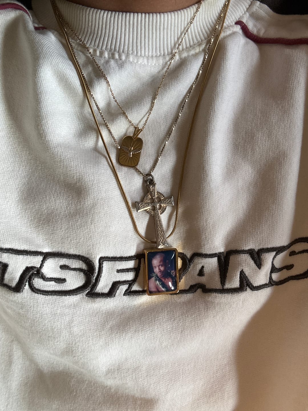 Customer photo review of Heart Urn Necklace for Ashes with Pictures