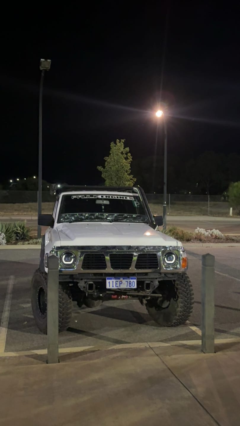 Customer photo review of 7" 'Angry Eye' Bi-LED Headlights
