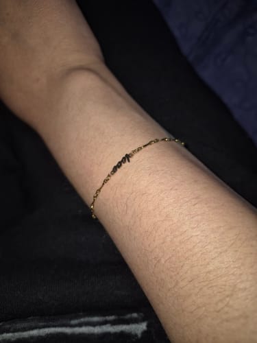 Customer photo review of Permanent jewelry