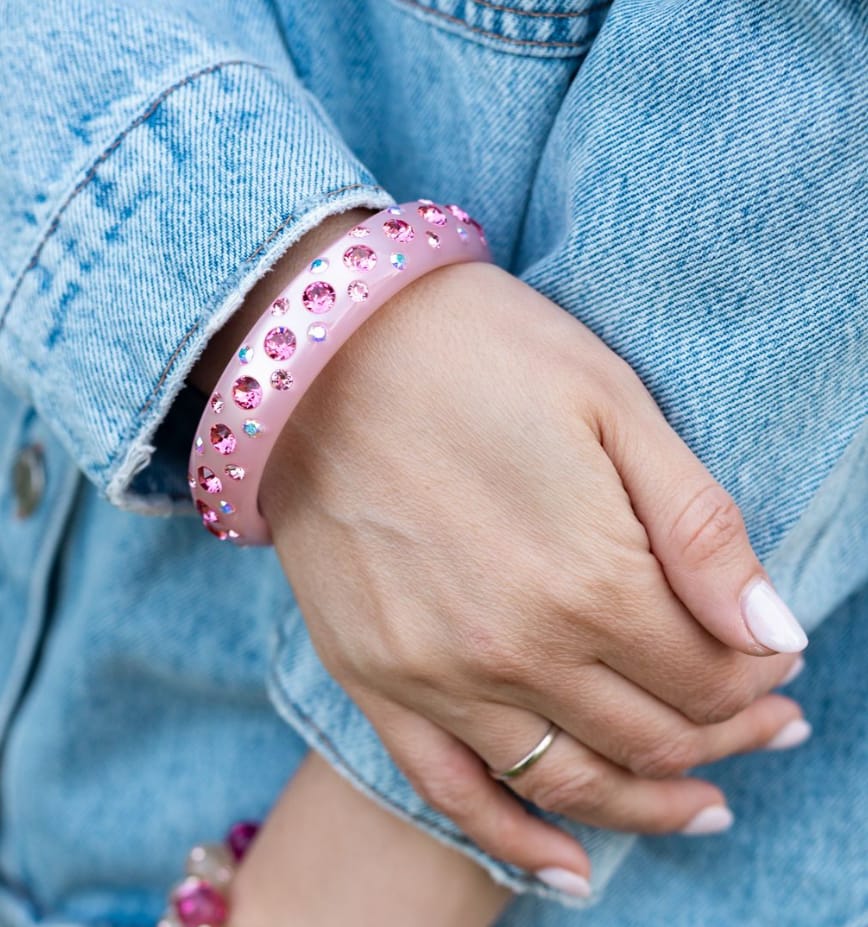 Customer photo review of Classico Armreif Catania in Rosa mit Pink