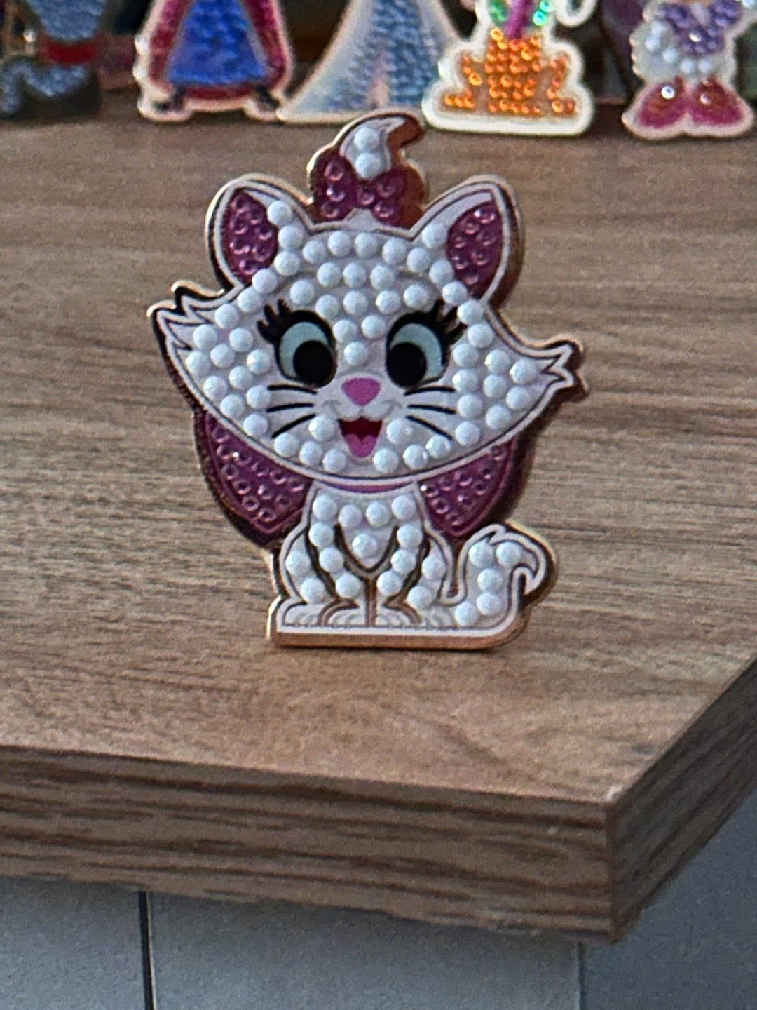 Customer photo review of Disney Crystal Art Pin Badge - Blind Bag