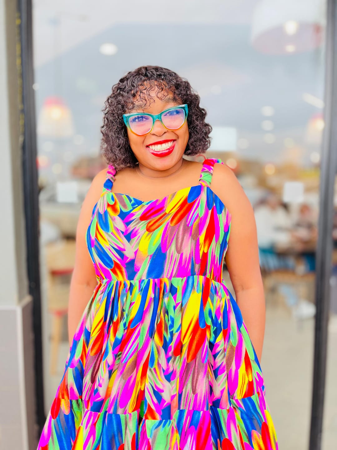 Customer photo review of Brazilian Water Wave Fringe - Zoe