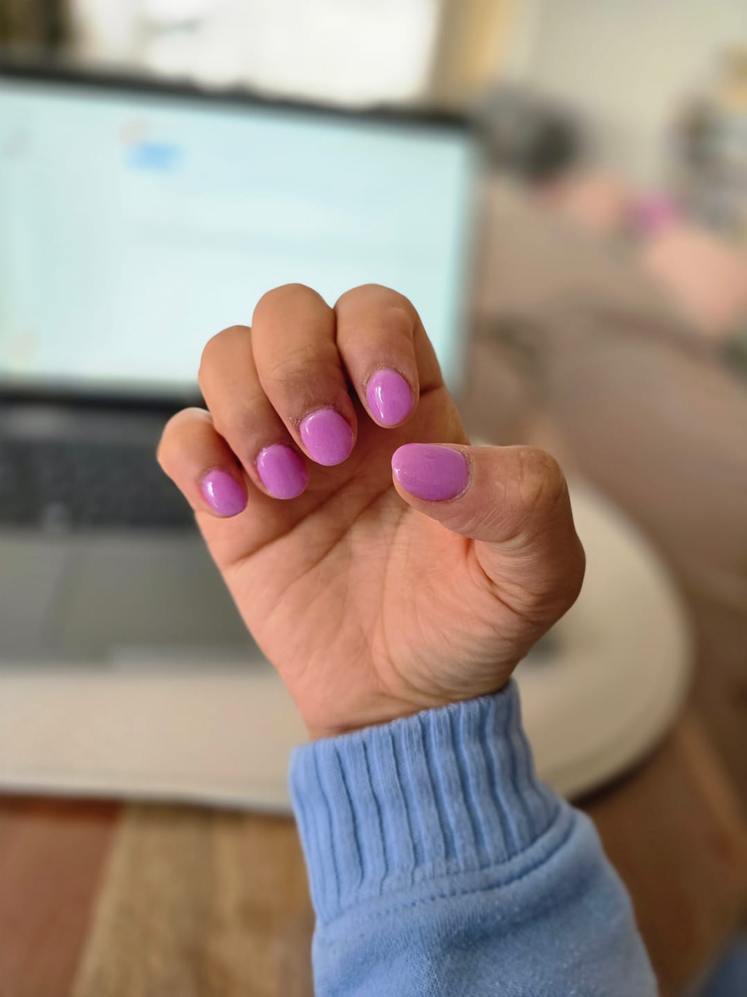 Customer photo review of Fandango Pink Dipping Powder