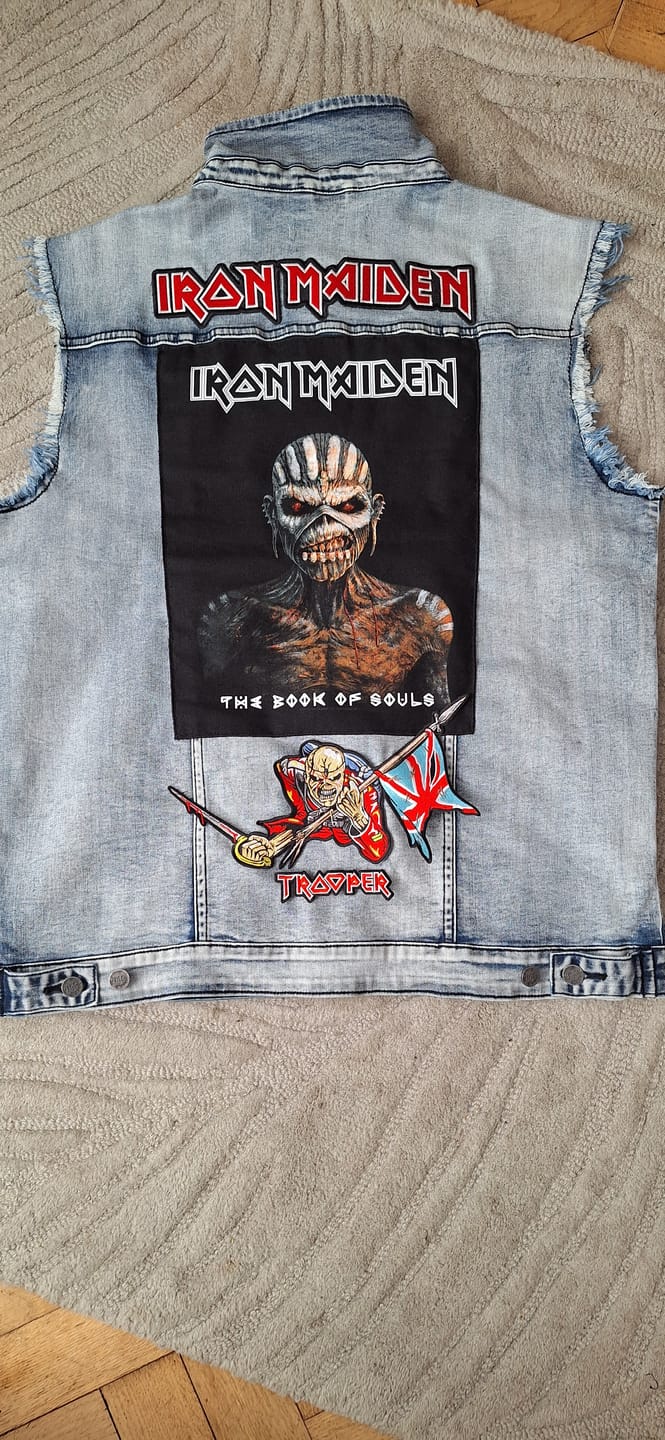 Customer photo review of Iron Maiden - The Trooper - Oversize Embroidered Patch