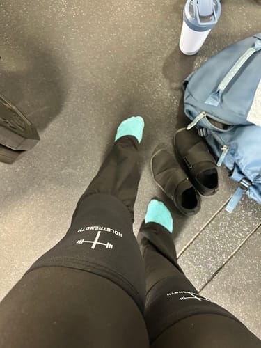 Customer photo review of Knee Sleeves