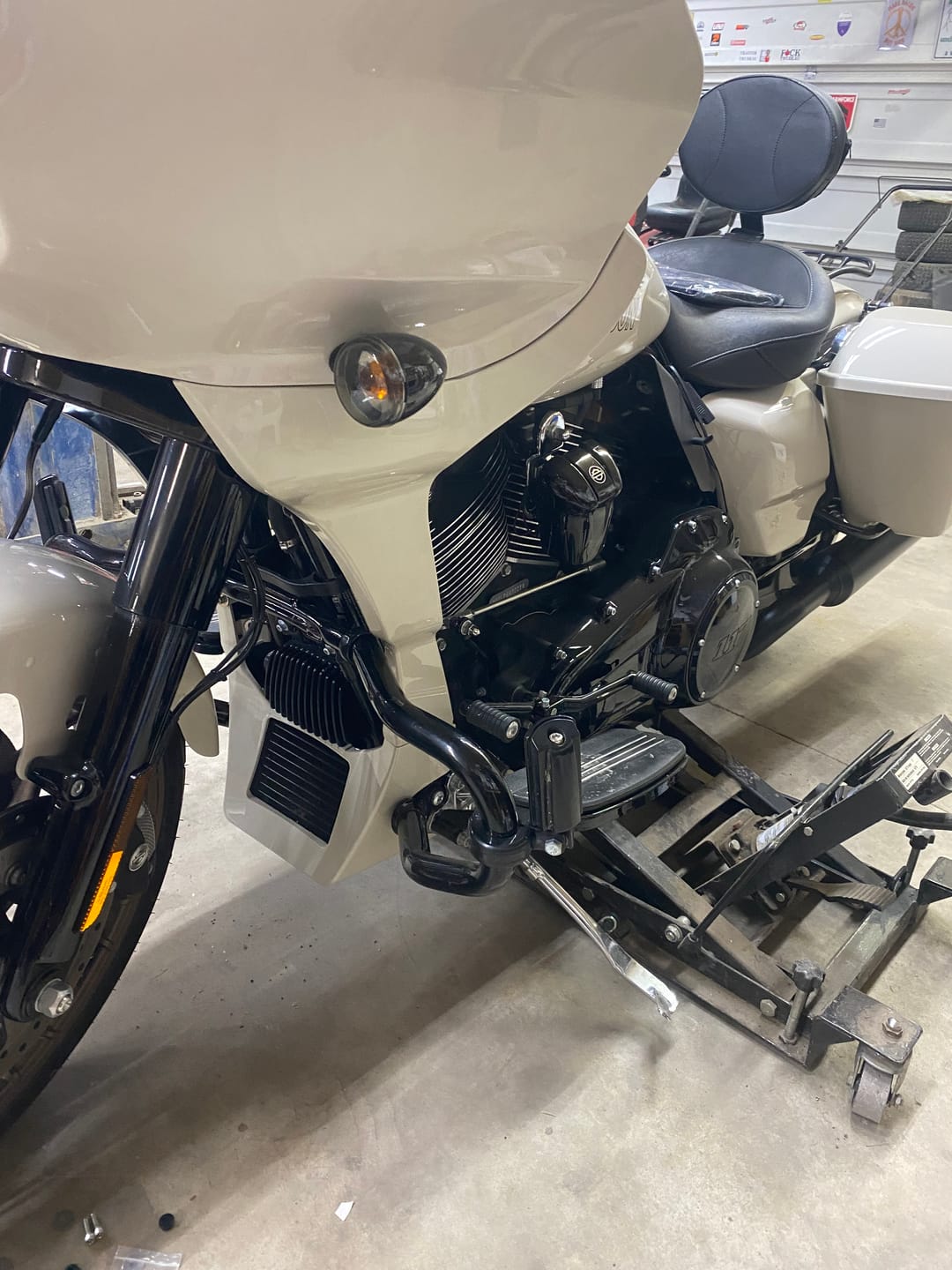 Customer photo review of Road Glide Fairing Spoiler: Perfect Color-Matched Upgrade for 2017-2023 Models