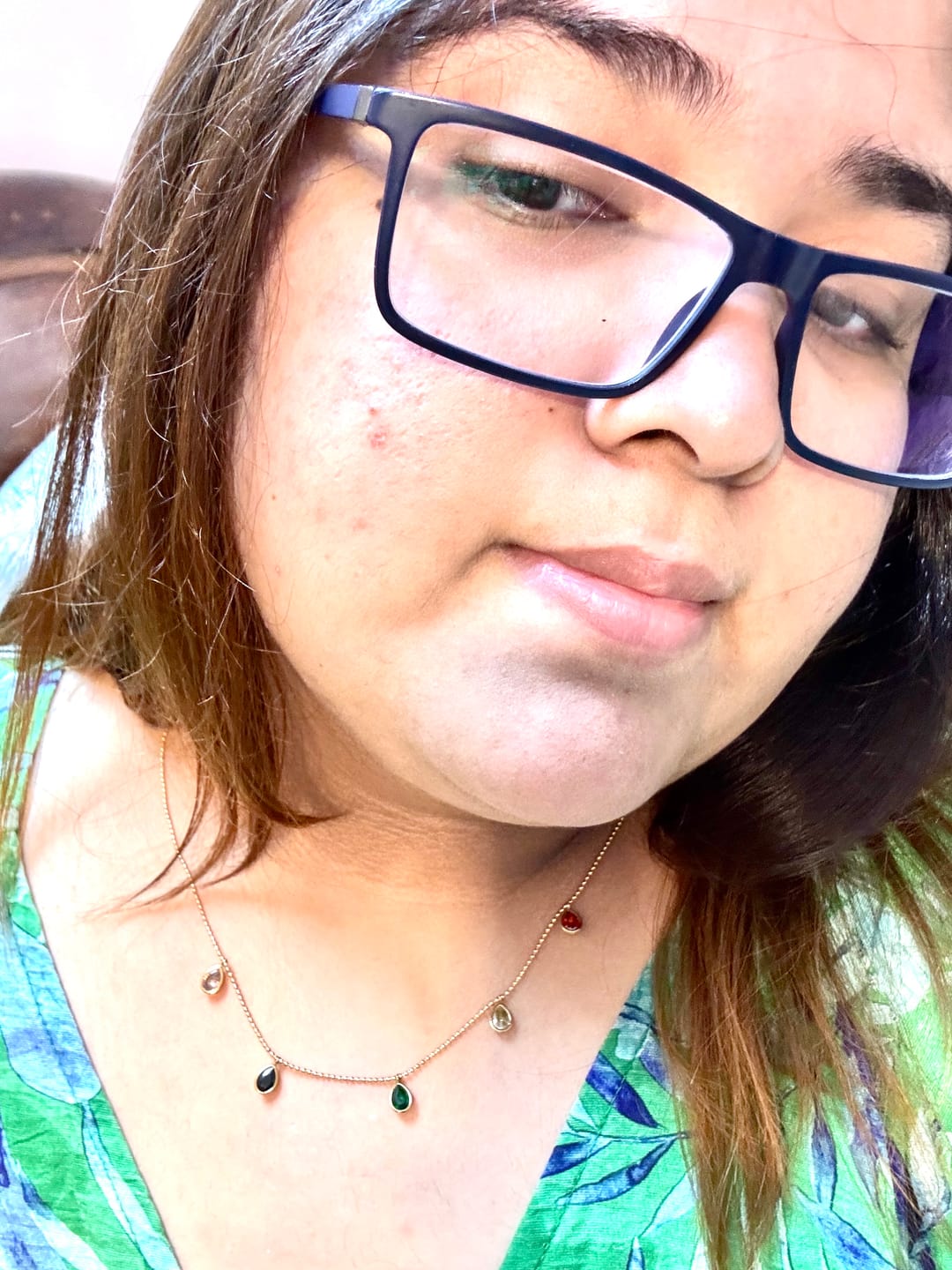 Customer photo review of Colourful Stones Necklace