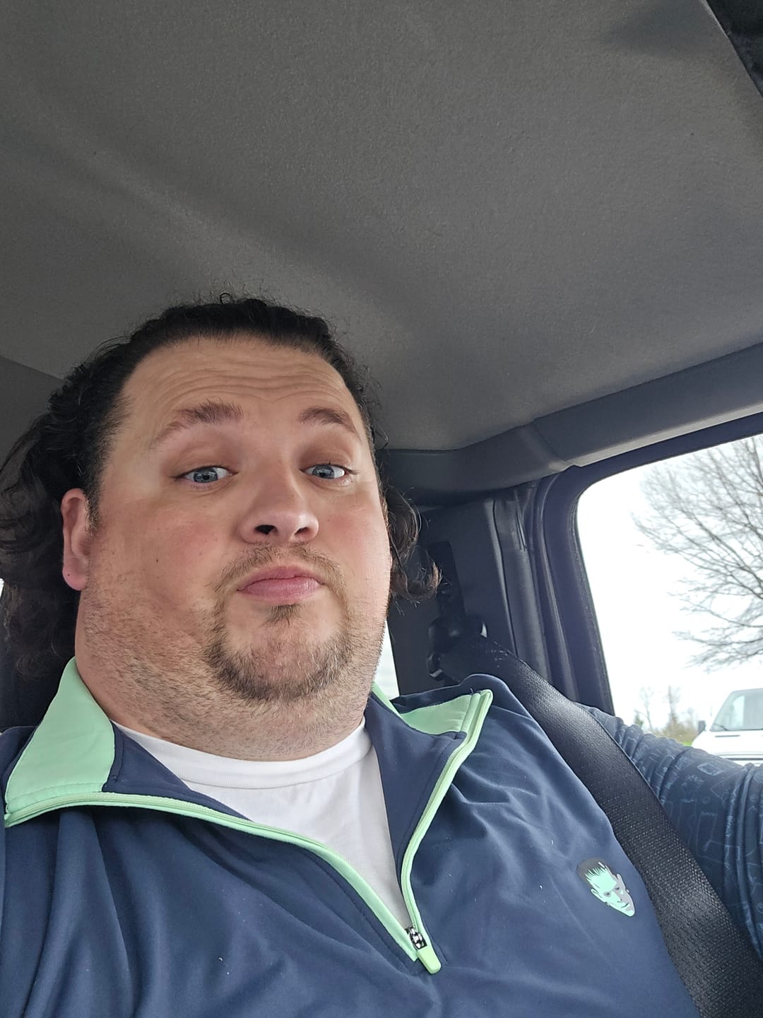 Customer photo review of Universal Monsters "Some Assembly Required" – Quarter Zip