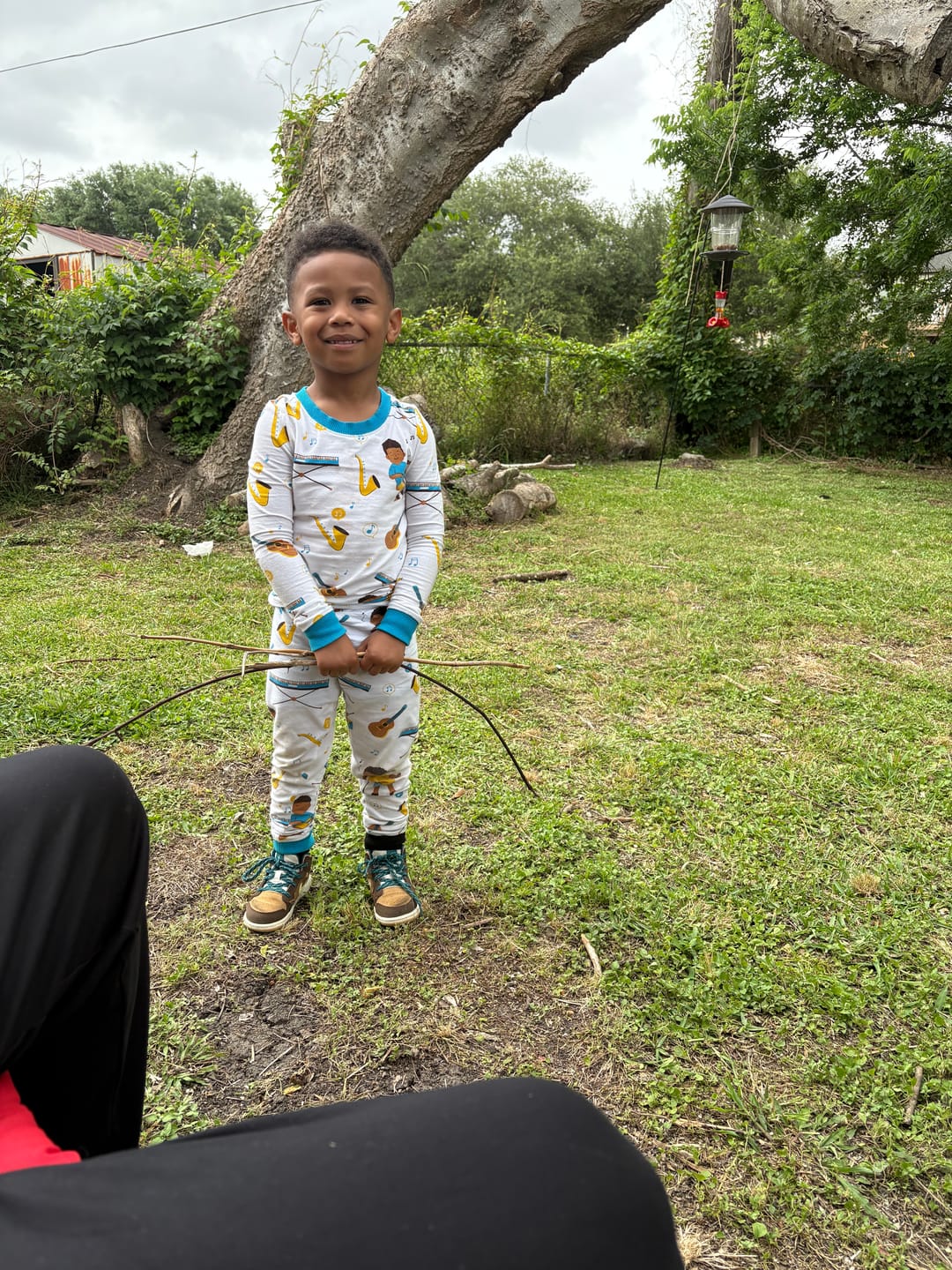 Customer photo review of Rhythm & Dreams Musical PJ Set Snug Fit Pajamas Set Boys Toddler Size 4T - 12