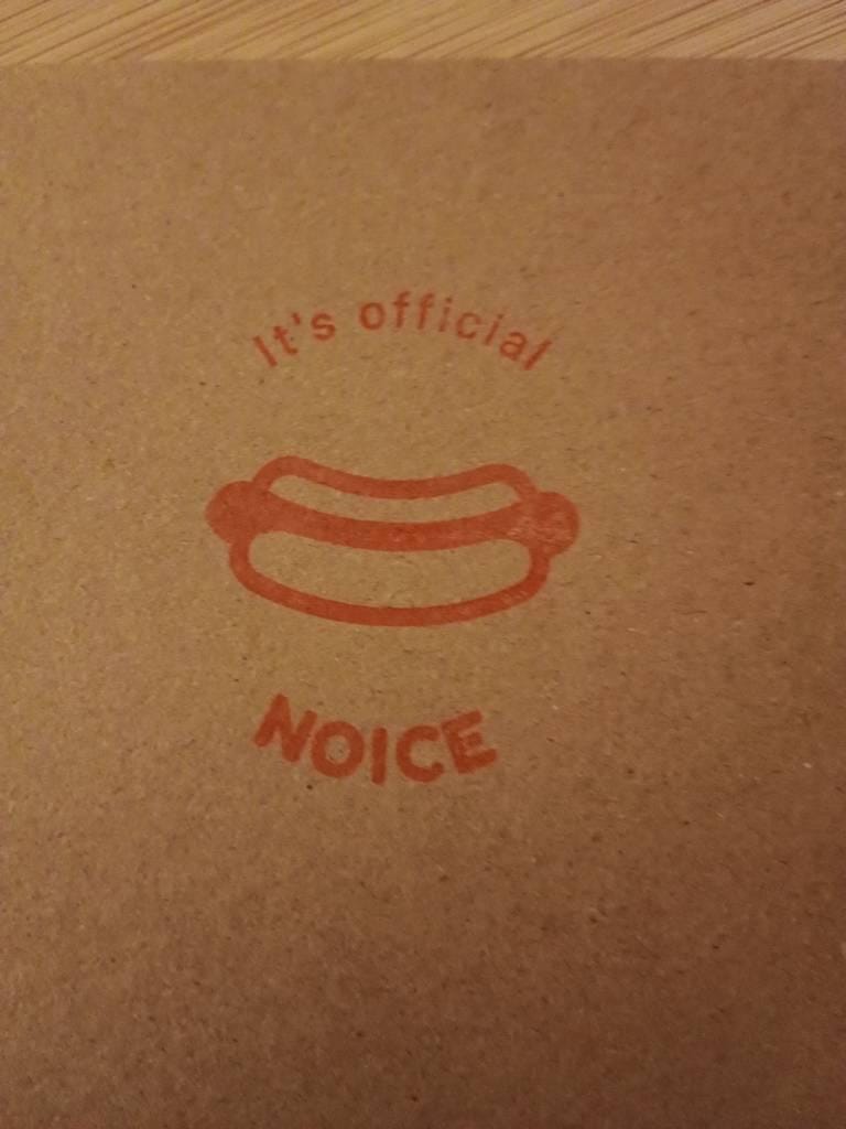 Customer photo review of Wood Stamp