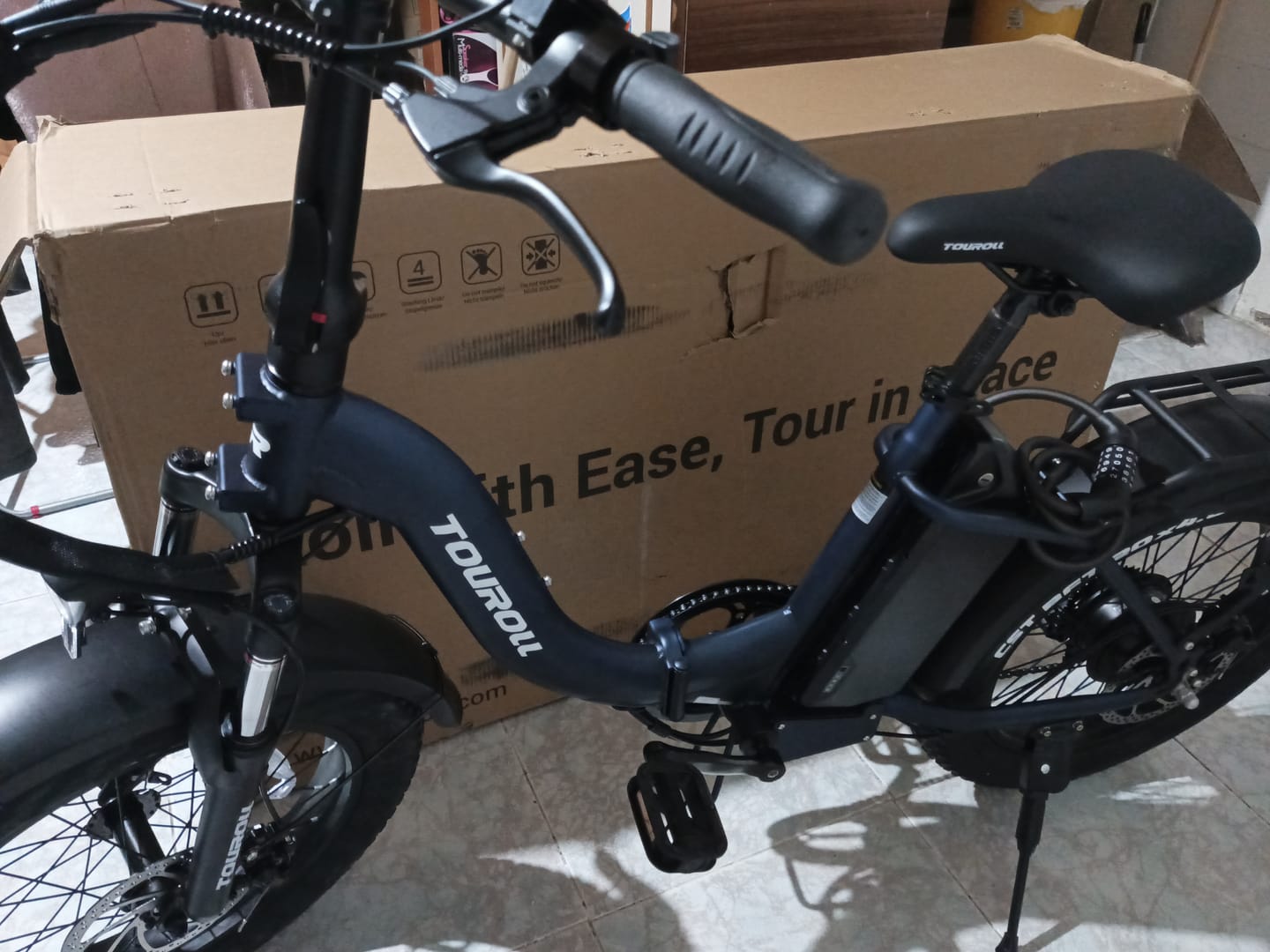 Customer photo review of Touroll S2 Folding Fat Tire Electric Bike