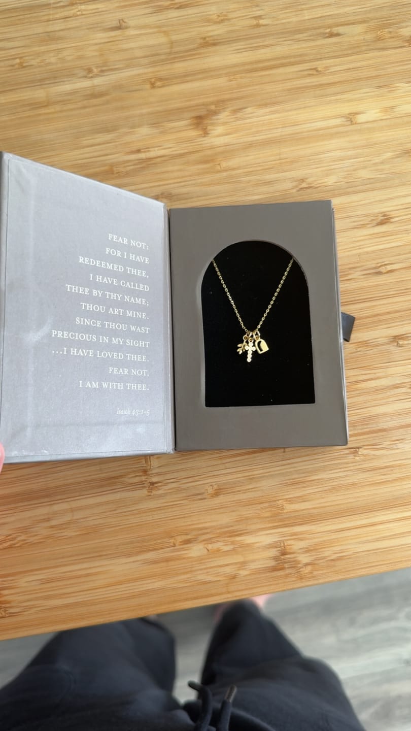 Customer photo review of Redeemed Necklace