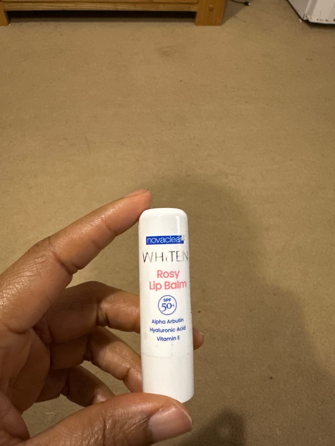 Customer photo review of Rosy Lip Balm – 4,9 g