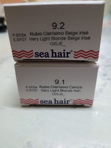 Customer photo review of Tintura Coral 100ml Sea Hair