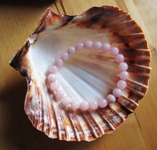 Customer photo review of Bracelet de Quartz Rose 8mm