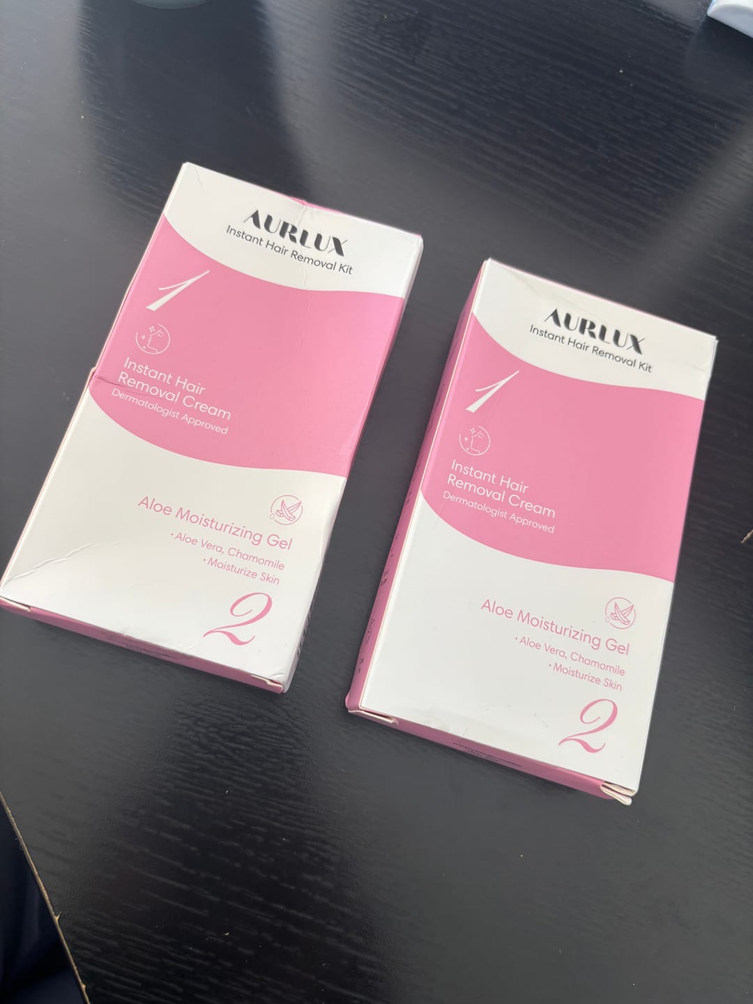 Customer photo review of Instant Hair Removal Kit