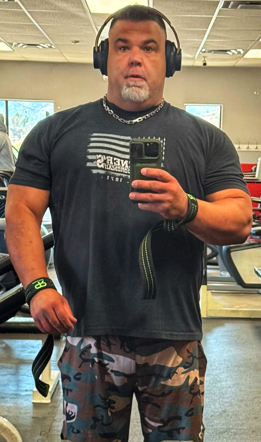 Customer photo review of PR Heavy Duty Premium Lifting Straps - Black/Grey