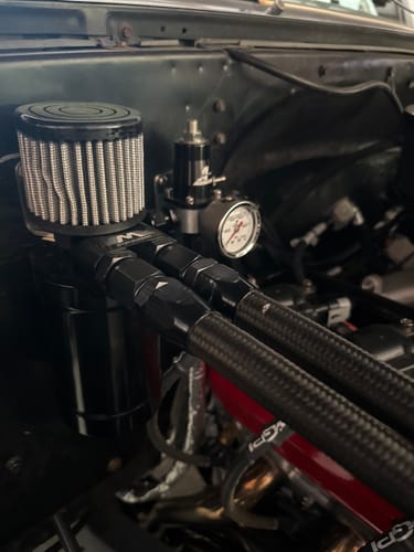 Customer photo review of Motion Raceworks Catch Can Kit for MRW Billet Valve Covers