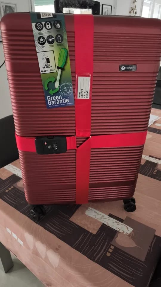 Customer photo review of Sangle TSA pour Valise